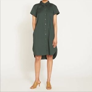 Universal Standard green shirt dress